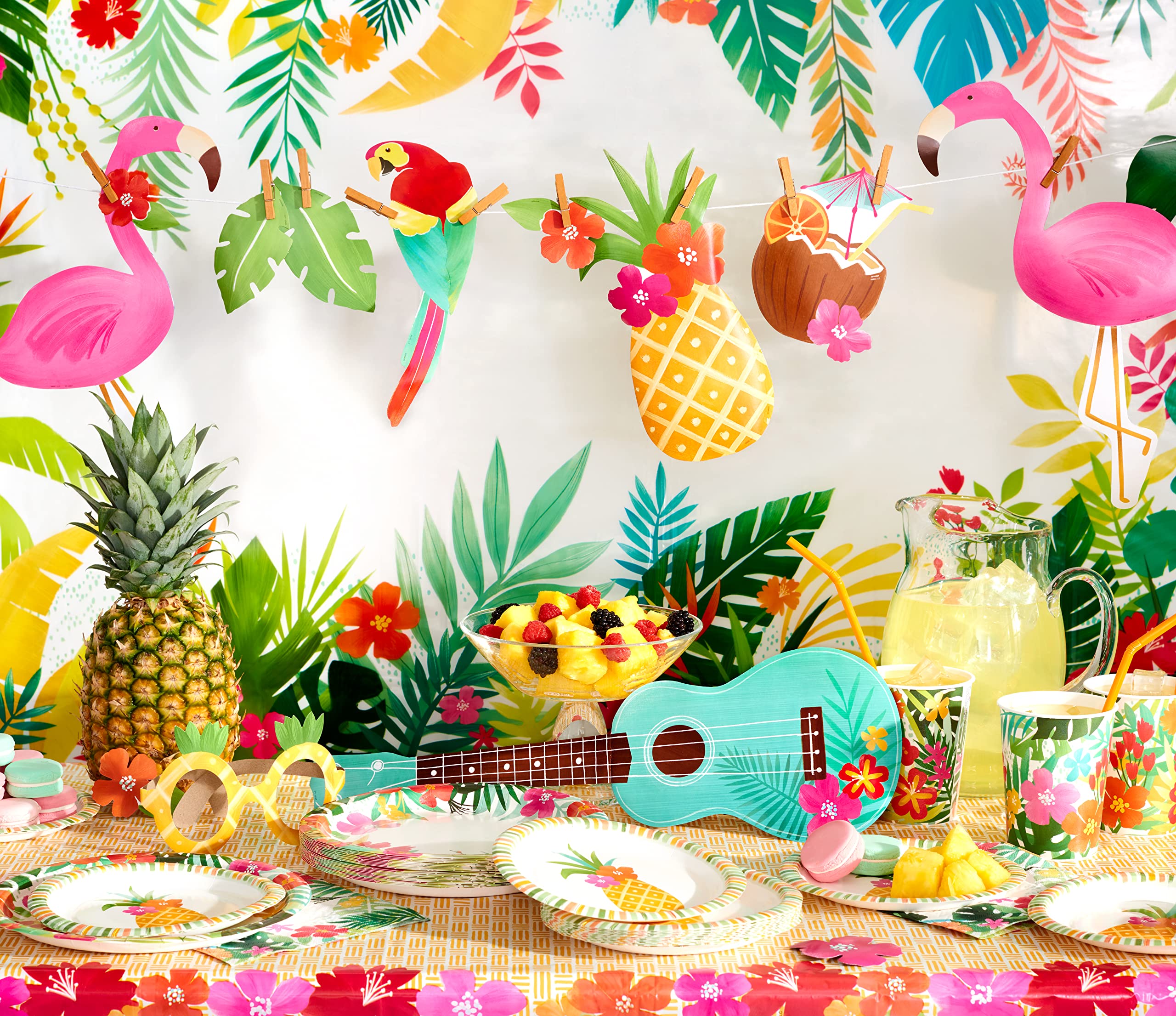 Foto 5 pulgar | Suministros Para Fiestas American Greetings Tropical Luau Bbq, 36 Unidades - Venta Internacional.