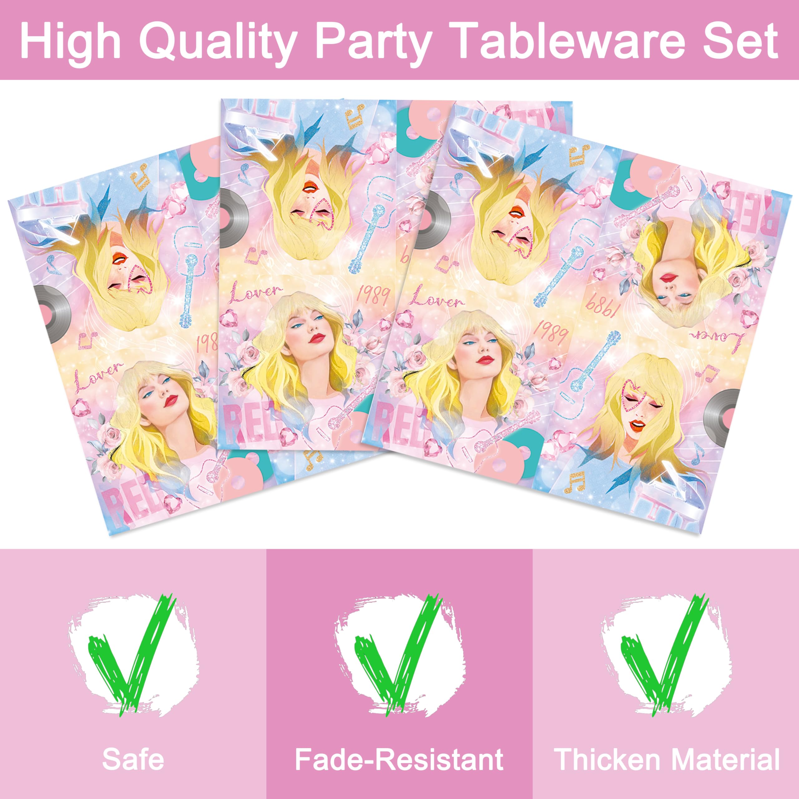 Foto 5 pulgar | Juego De Vajilla De Fiesta Fesciory Birthday Serves, 24 Con Platos - Venta Internacional.