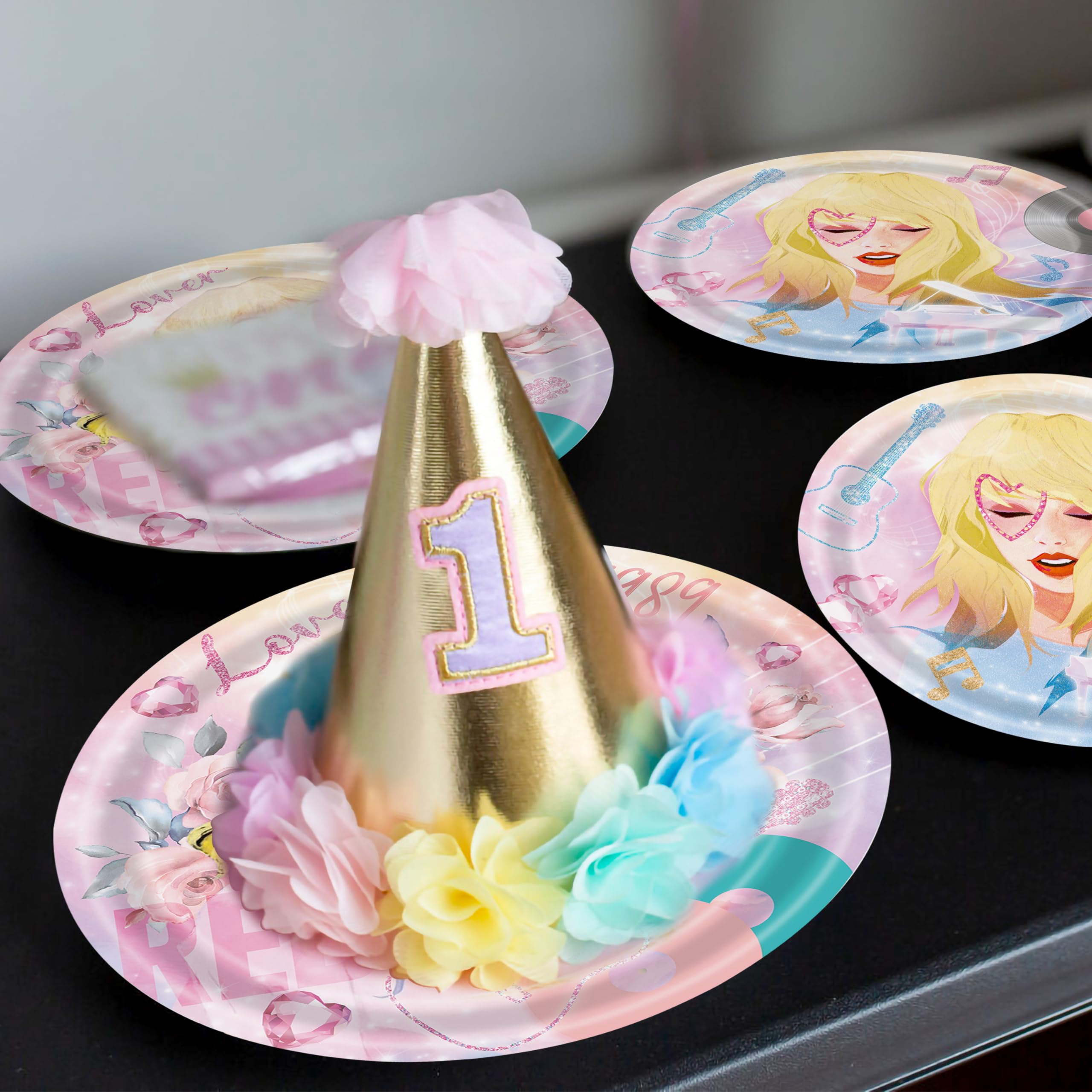 Foto 5 | Juego De Vajilla De Fiesta Fesciory Birthday Serves, 24 Con Platos - Venta Internacional.