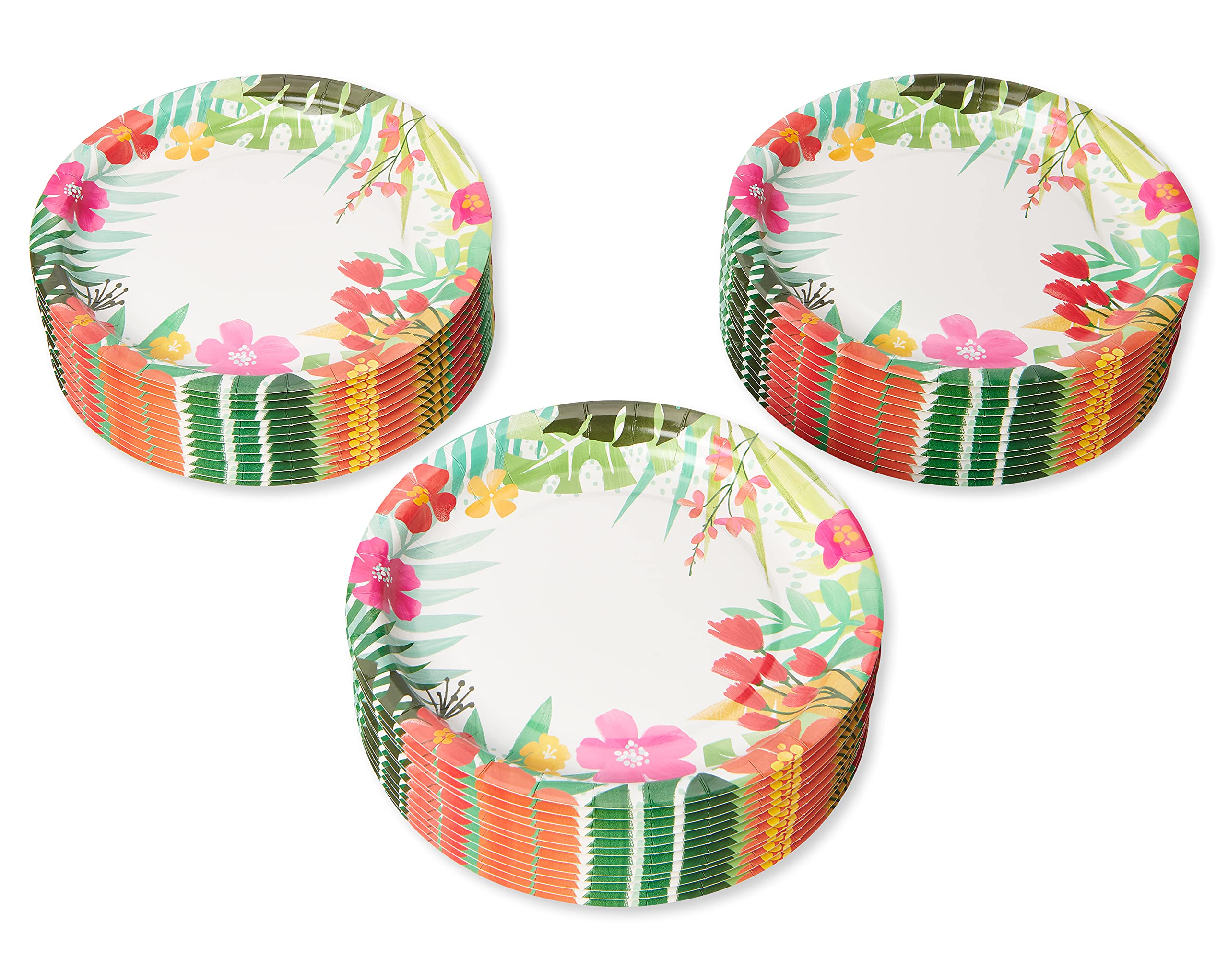 Foto 2 | Platos Llanos American Greetings Tropical Luau De Artículos Para Fiestas - Venta Internacional.