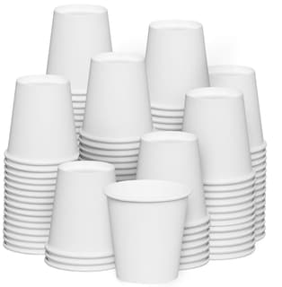 Foto 1 | Vasos De Papel Gusto, 90 Ml, 600 Unidades, Blancos, Pequeños, Desechables - Venta Internacional.