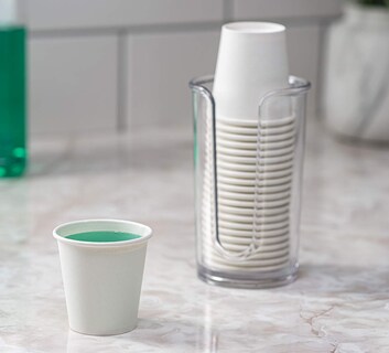 Foto 3 | Vasos De Papel Gusto, 90 Ml, 600 Unidades, Blancos, Pequeños, Desechables - Venta Internacional.