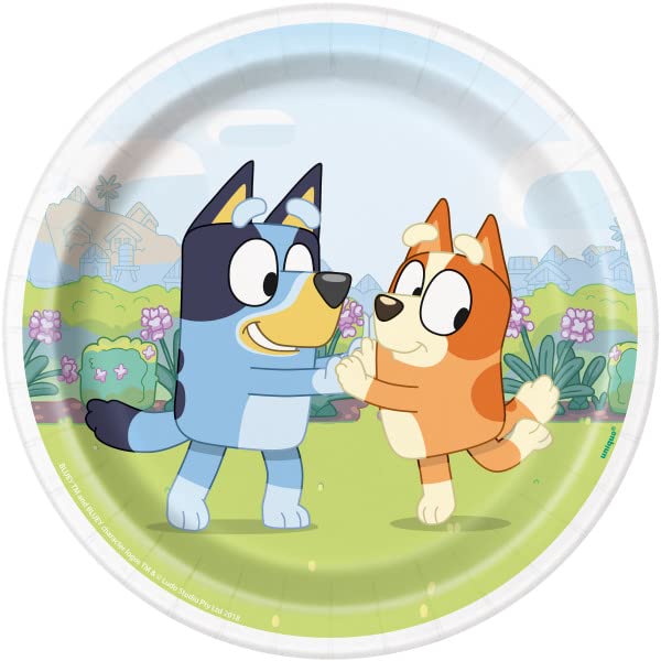 Foto 3 pulgar | Platos Para Tartas De Postre Bluey Birthday 16 - Venta Internacional.