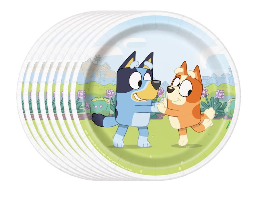 Foto 4 pulgar | Platos Para Tartas De Postre Bluey Birthday 16 - Venta Internacional.