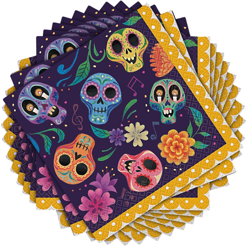 Foto 1 | Servilletas De Almuerzo Unique Multicolor Disney Coco (16 Unidades) - Venta Internacional.