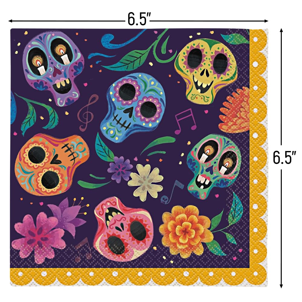 Foto 2 | Servilletas De Almuerzo Unique Multicolor Disney Coco (16 Unidades) - Venta Internacional.
