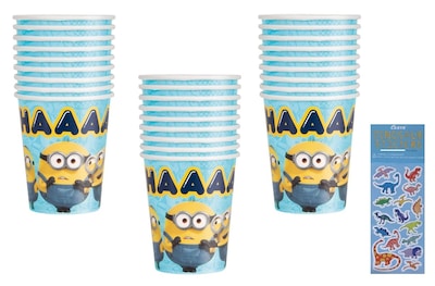 Foto 1 | Paquete De Artículos Para Fiestas Despicable Me Con 24 Vasos De Papel - Venta Internacional.