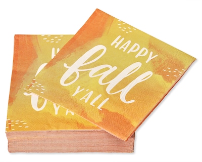 Foto 3 | Servilletas Para Bebidas American Greetings Thanksgiving, 50 Unidades - Venta Internacional.