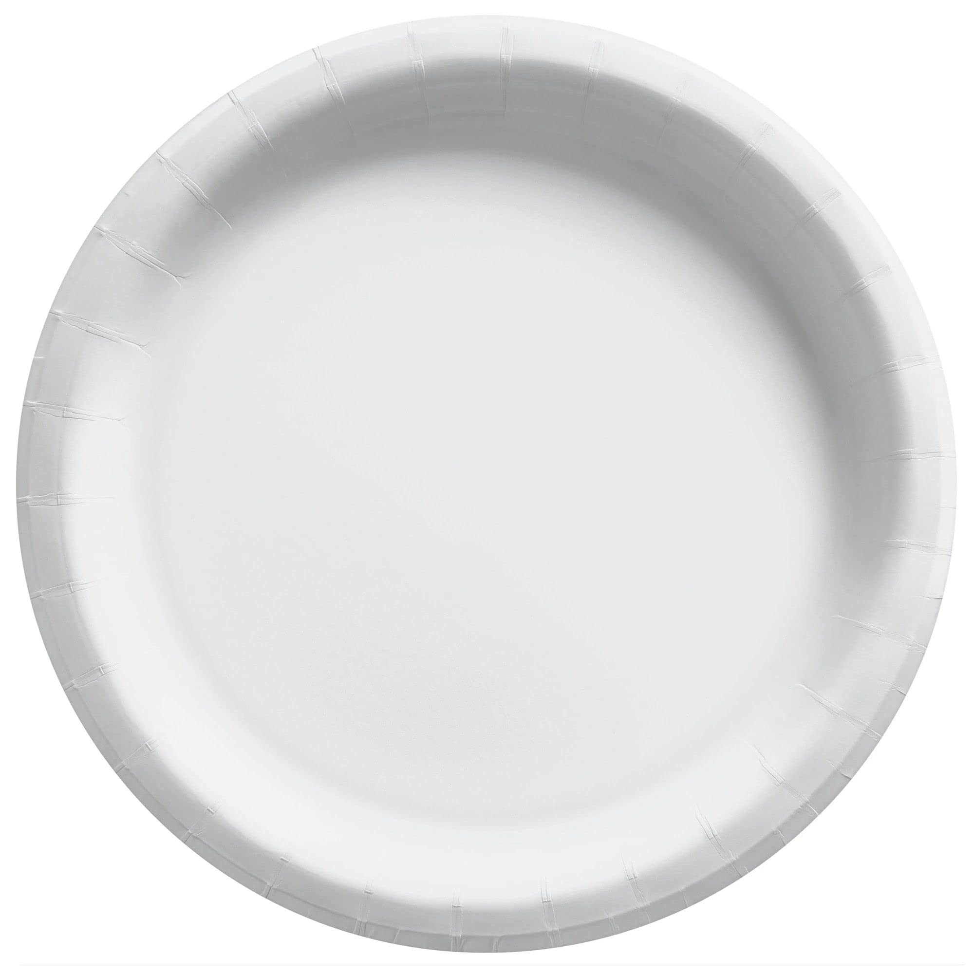 Foto 1 | Platos De Papel Amscan Frosty White Redondos De 8.5 Pulgadas (paquete De 20) - Venta Internacional.