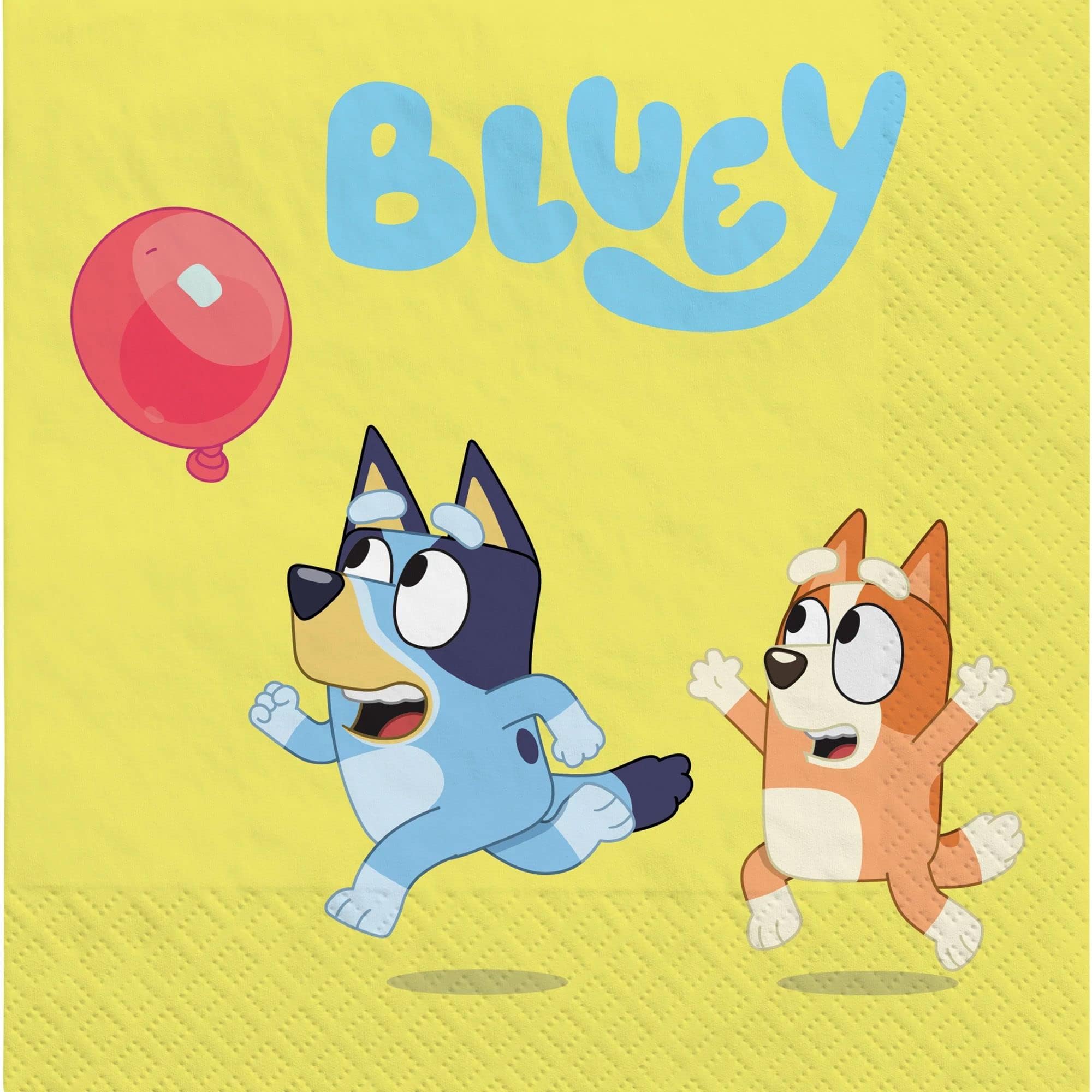 Foto 2 pulgar | Servilletas De Almuerzo Amscan Bluey, Paquete De 16, 16,5 Cm (16,5 Cm) - Venta Internacional.