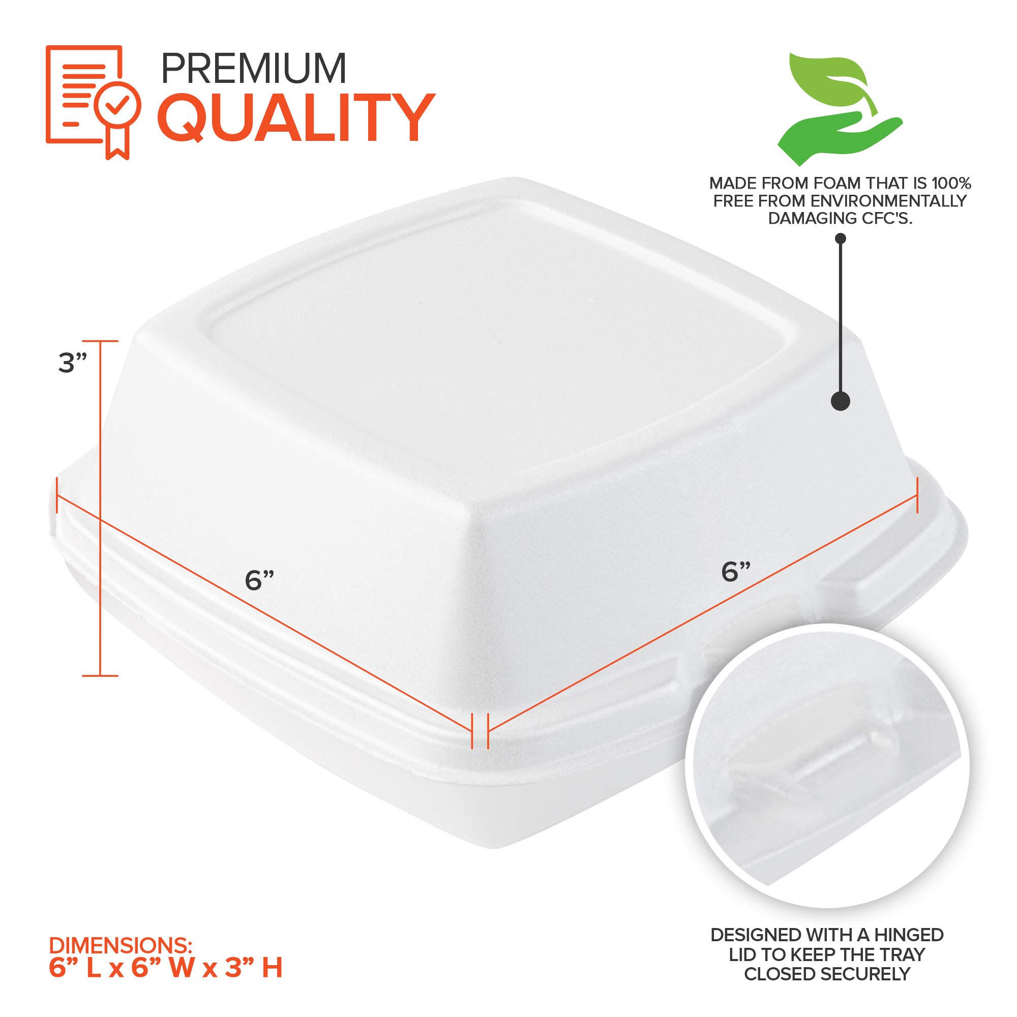 Foto 4 pulgar | Plato Desechable Stock Your Home 6 x 6 Pulgadas 50 Piezas - Venta Internacional