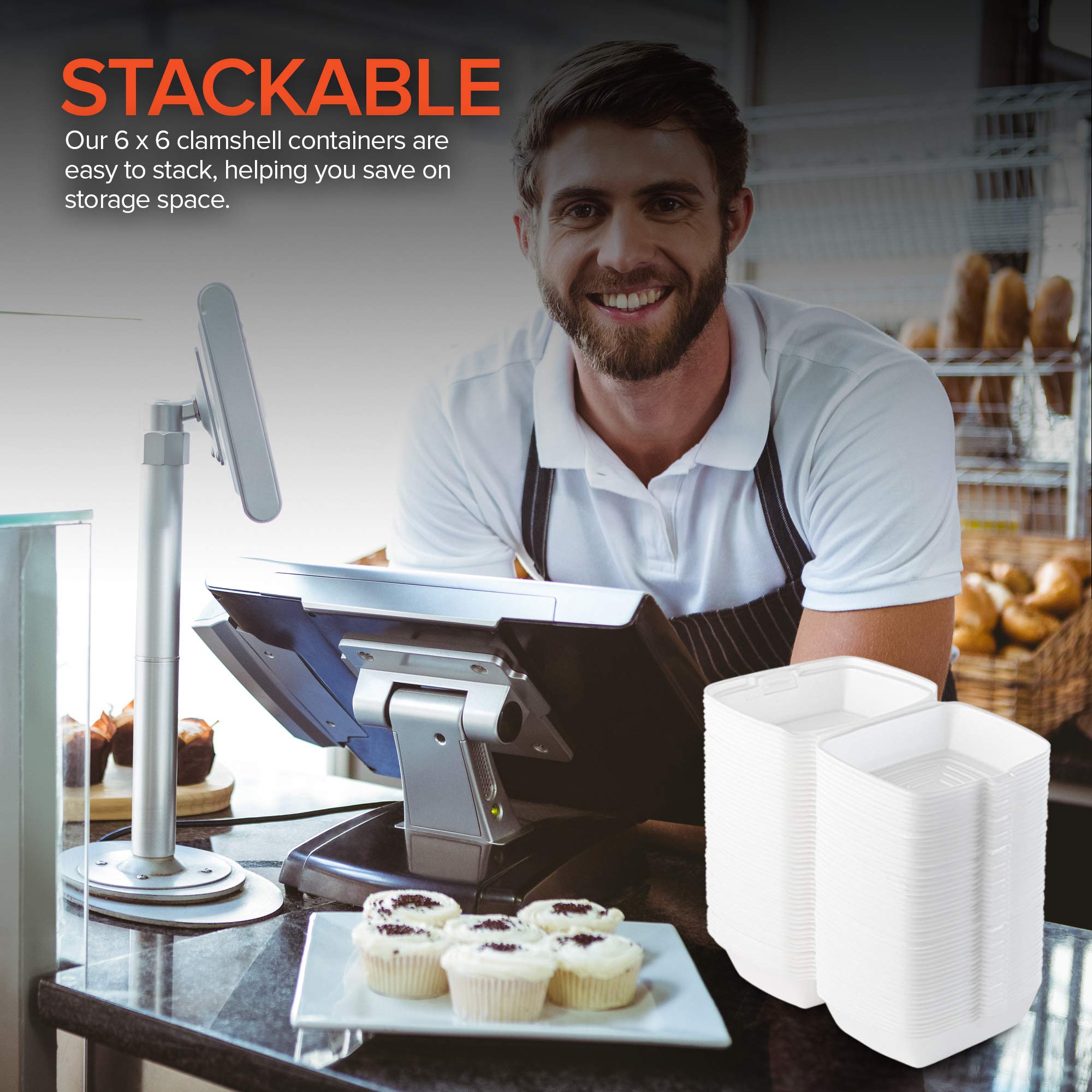Foto 6 pulgar | Plato Desechable Stock Your Home 6 x 6 Pulgadas 50 Piezas - Venta Internacional