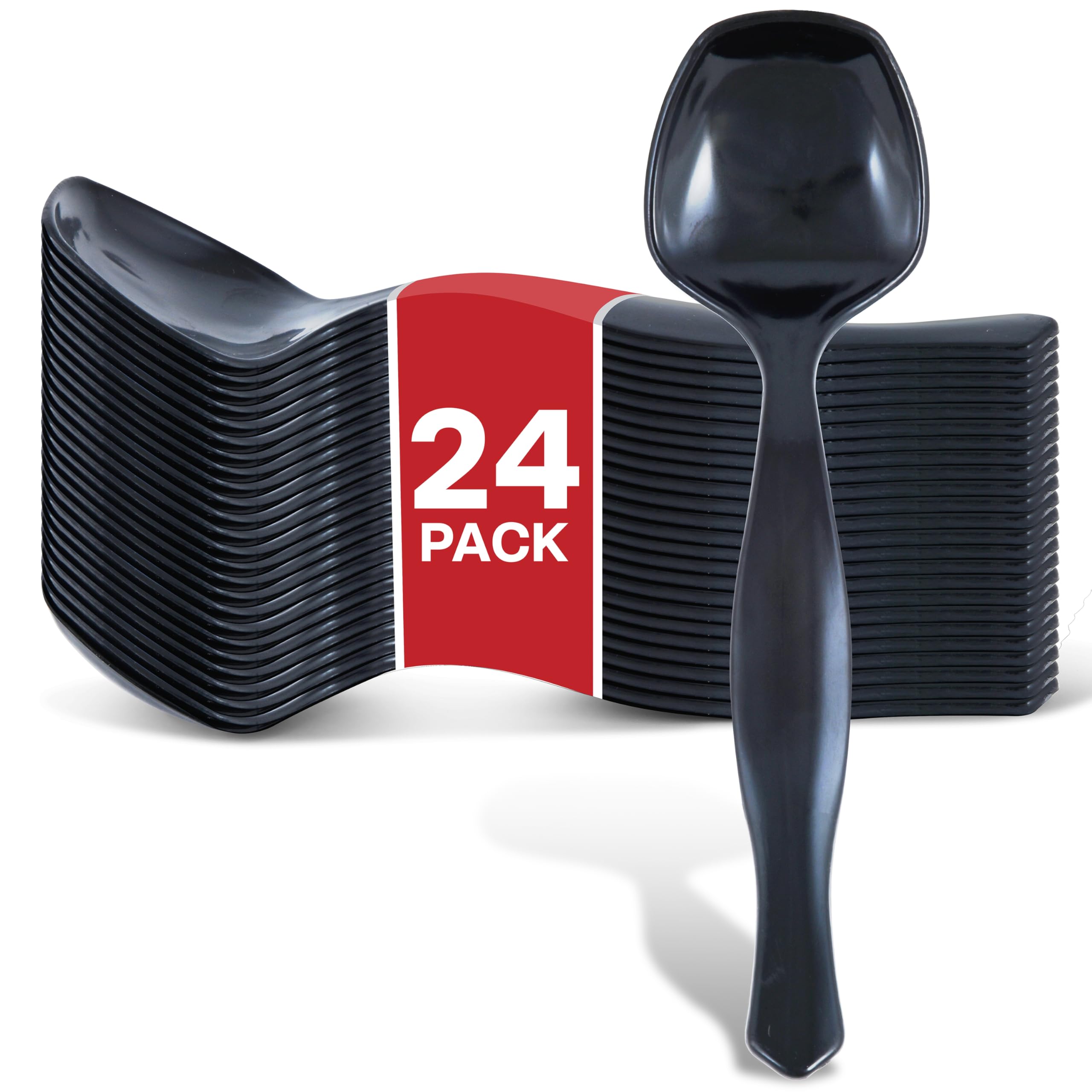 Foto 2 pulgar | Cuchara Desechable de Plástico Stock Your Home 24 Unidades - Venta Internacional