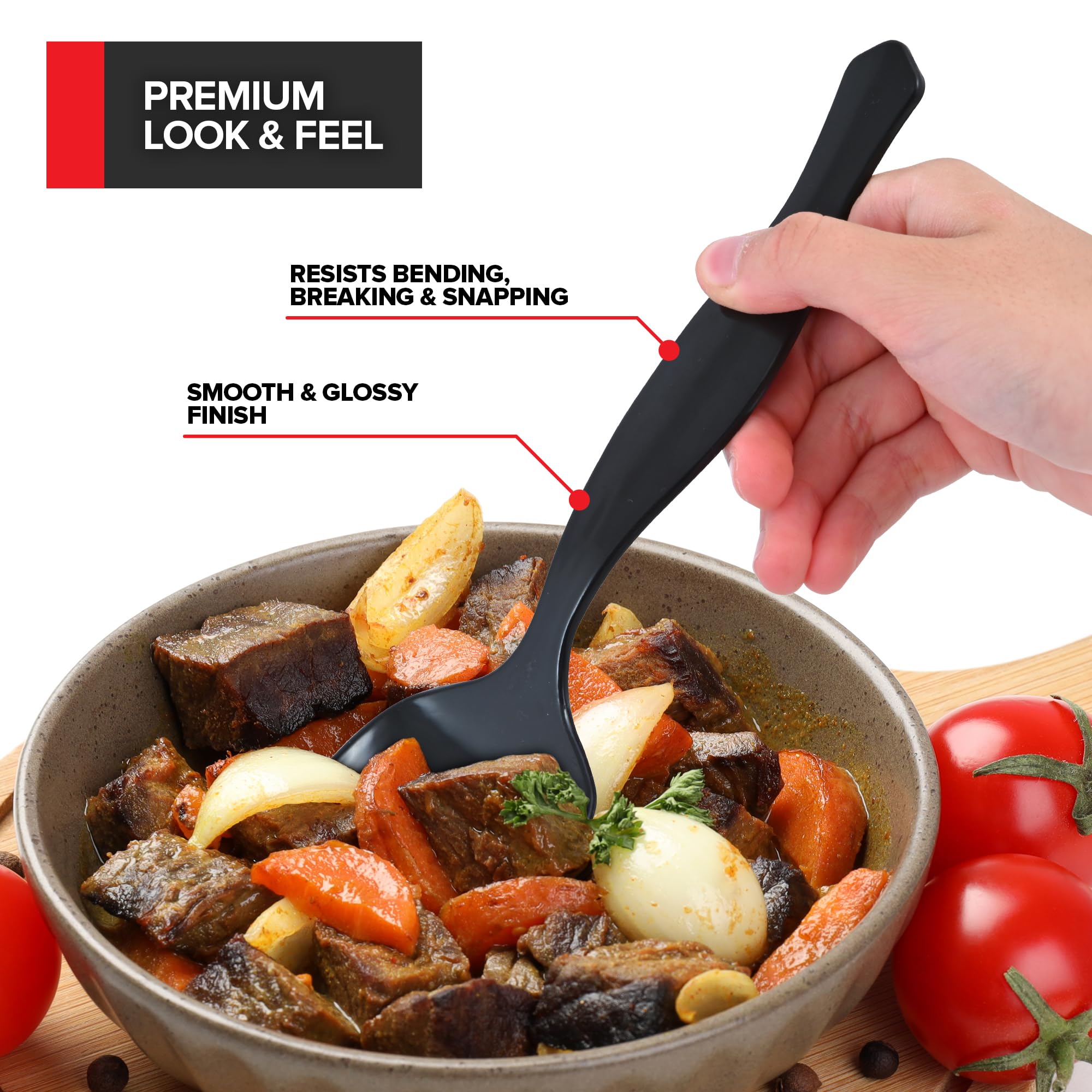 Foto 4 pulgar | Cuchara Desechable de Plástico Stock Your Home 24 Unidades - Venta Internacional
