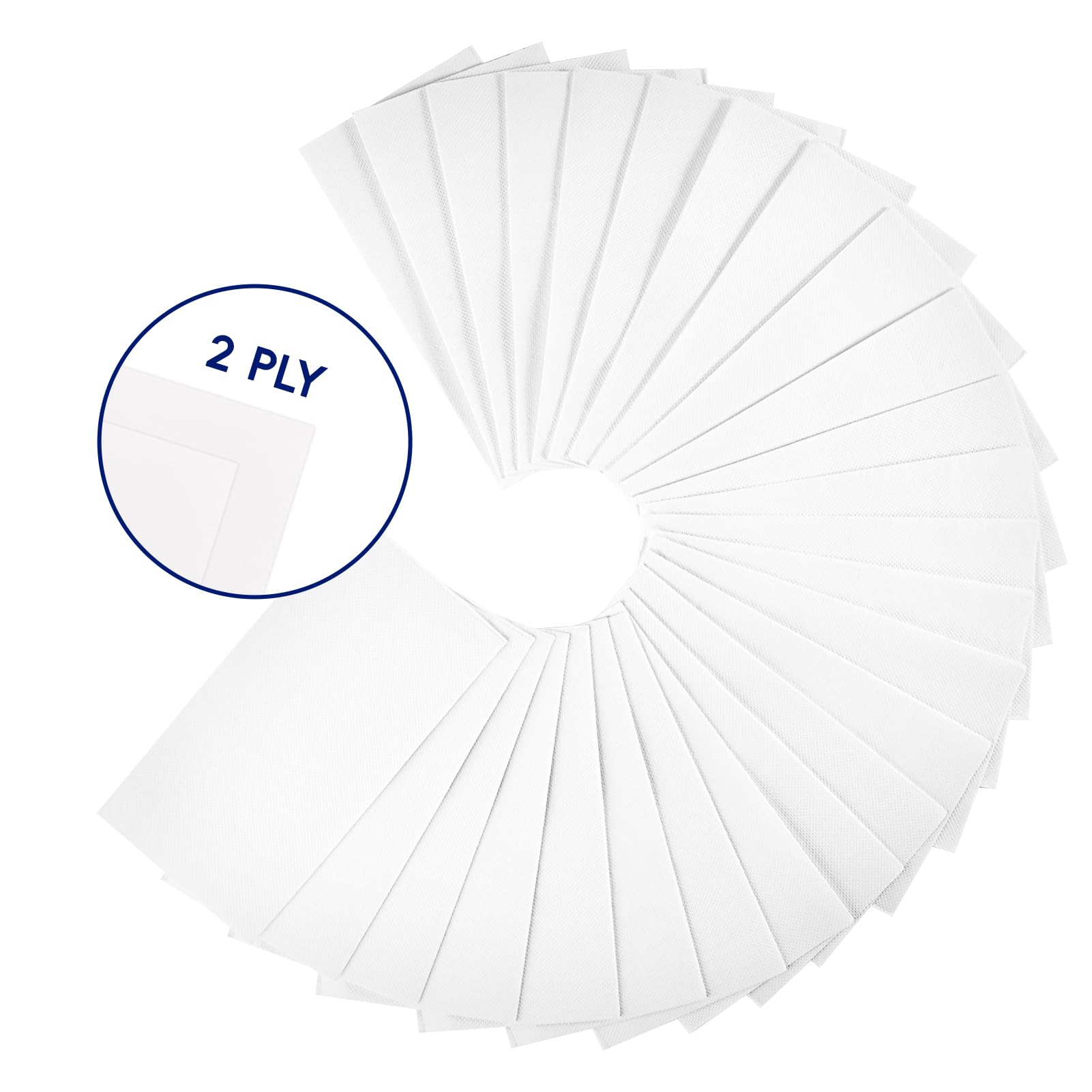 Foto 3 | Servilletas De Papel Desechables Jolly Chef  2 Capas  Blancas  Paquete De 200 - Venta Internacional.