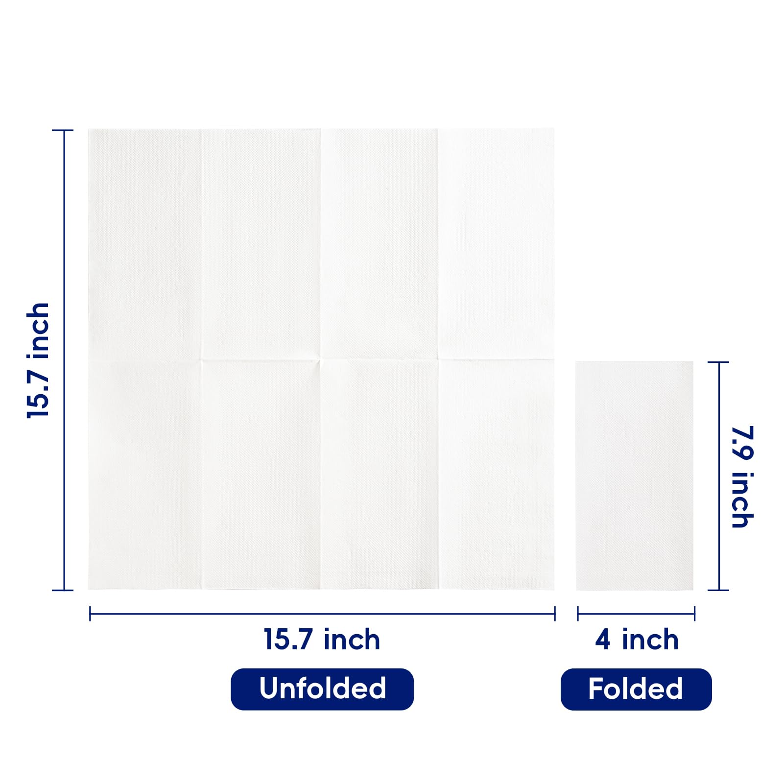 Foto 3 pulgar | Servilletas De Papel Desechables Jolly Chef  Paquete De 600  2 Capas  Blancas - Venta Internacional.