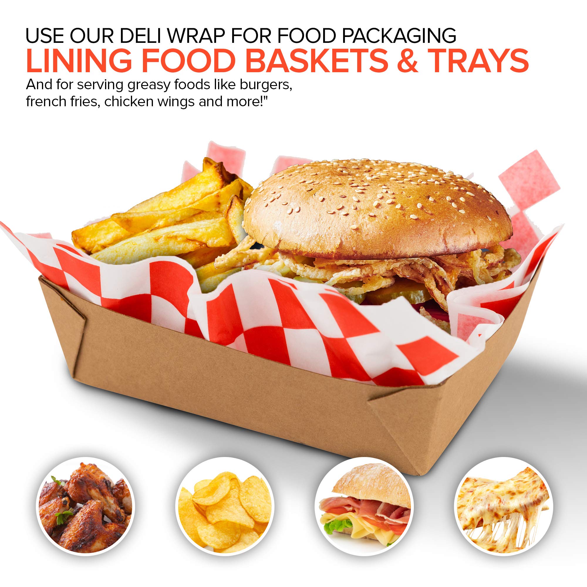 Foto 4 | Paquete De 250 Unidades De Deli Squares Stock Your Home  30 X 30 Cm  Color Rojo Y Blanco - Venta Internacional.