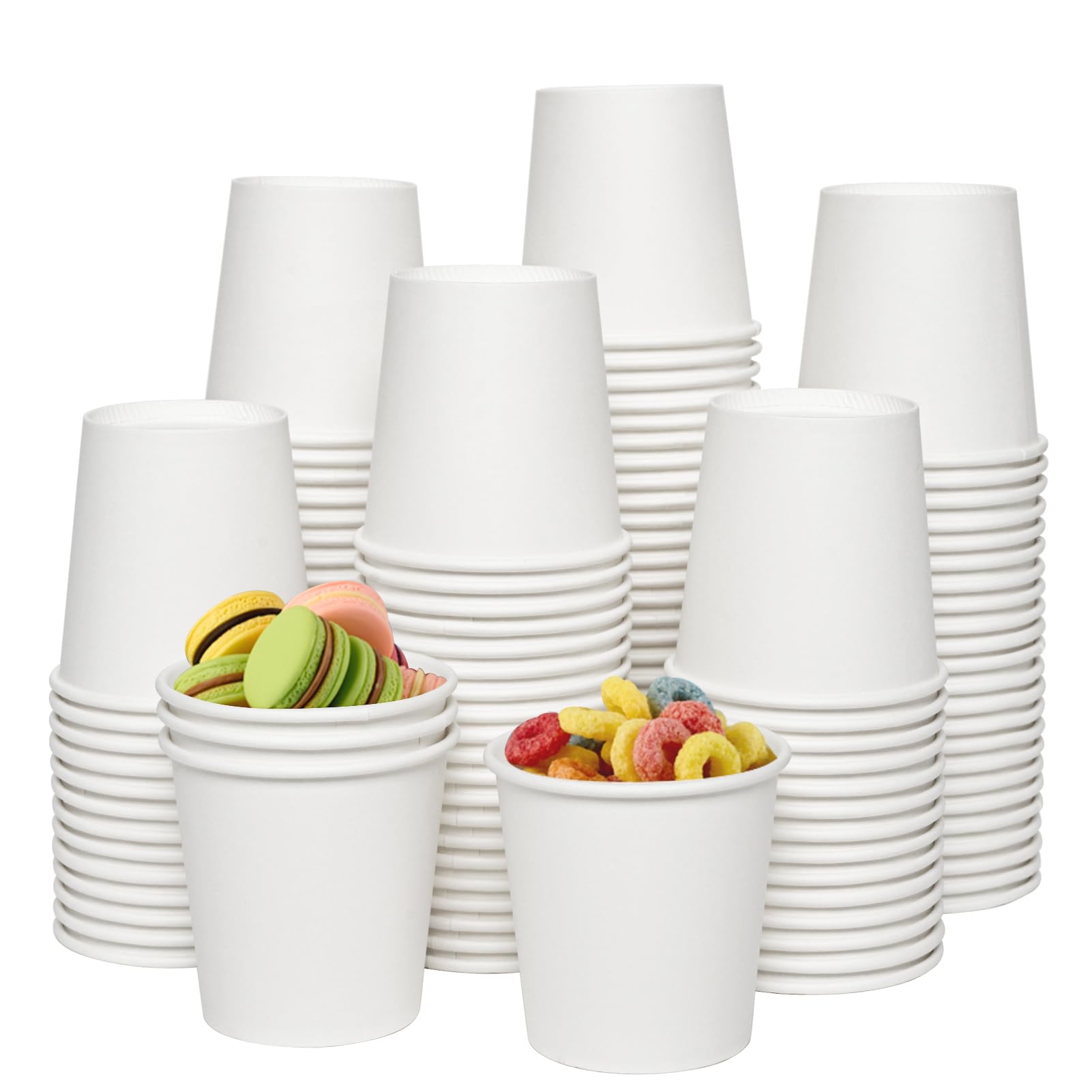 Foto 1 | Paper Cups Jolly Chef  Paquete De 300 Unidades  Minivasos Blancos Para Enjuague Bucal - Venta Internacional.