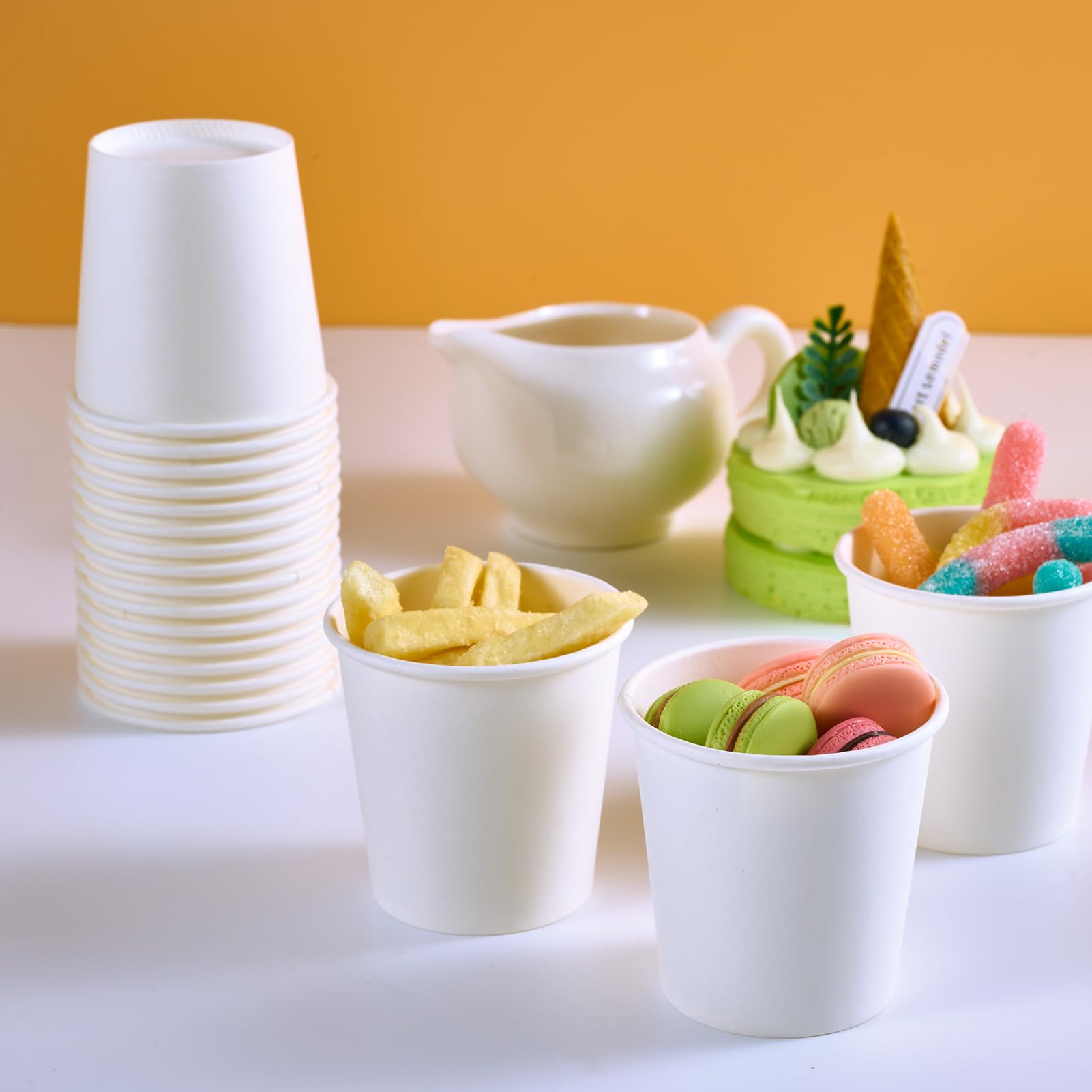 Foto 5 | Paper Cups Jolly Chef  Paquete De 300 Unidades  Minivasos Blancos Para Enjuague Bucal - Venta Internacional.