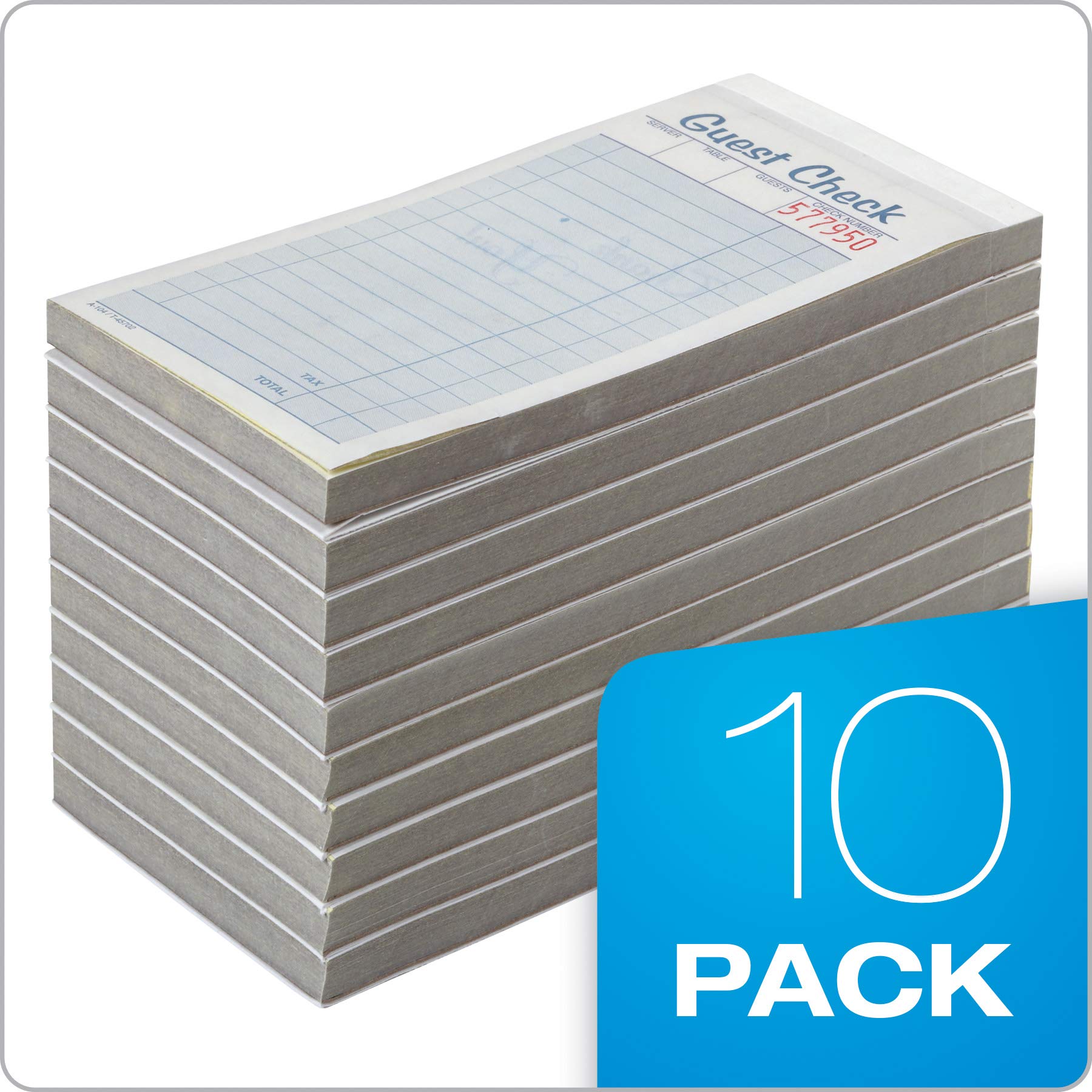 Foto 7 | Guest Check Pads Adams  2 Partes  Sin Carbono  50 Juegos  Paquete De 10 - Venta Internacional.