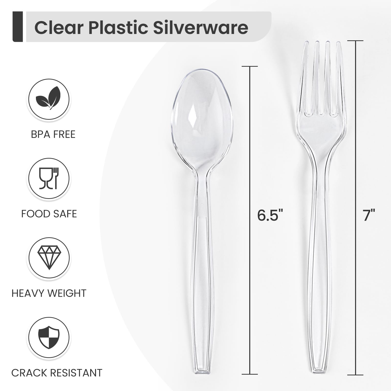 Foto 3 pulgar | [juego De Cubiertos] Platos De Plástico Aozita  300 Unidades  Para Bodas - Venta Internacional.