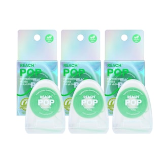 Foto 1 | Cera Vegana Dental Floss Reach Pop Peppermint 50 M Paquete De 3 - Venta Internacional.
