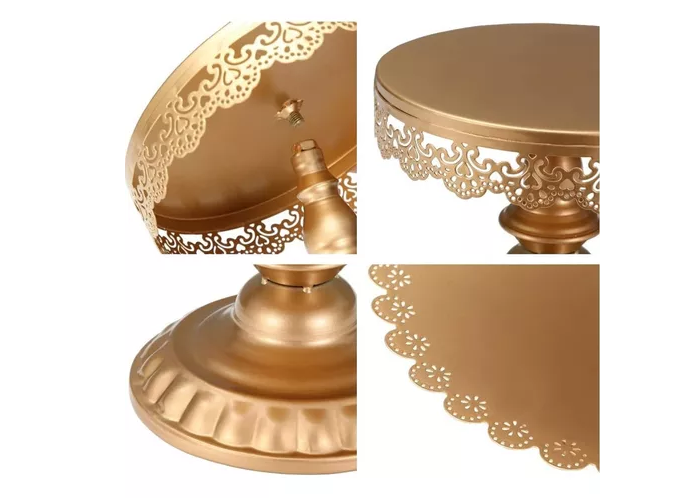 Foto 4 pulgar | Juego De Soportes De Metal Para Pasteles Y Postres, 7 Pzs.