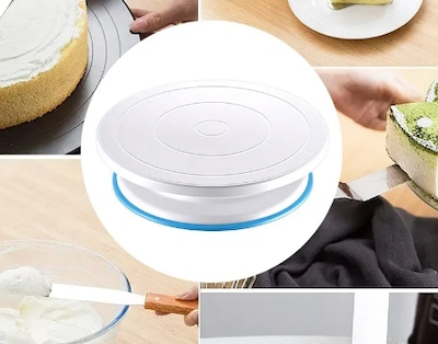 Foto 4 | Xtellar Juego Premium De Decoración De Repostería Con Plato Giratorio Y Espátulas