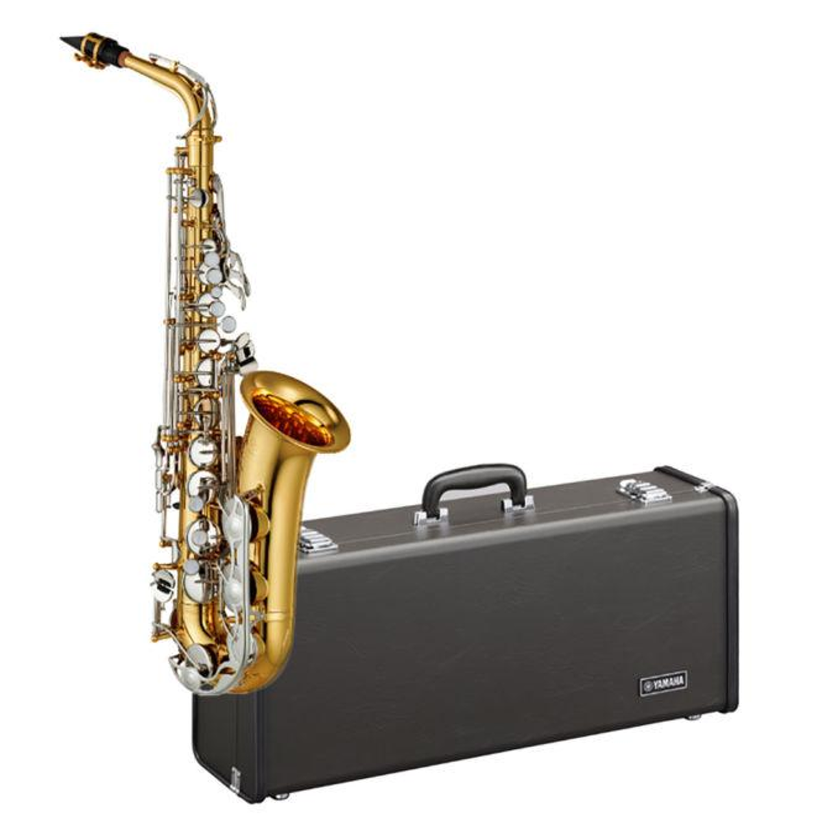 Foto 2 pulgar | Saxofón Alto Estándar con Estuche Yamaha Yas-26 color Dorado