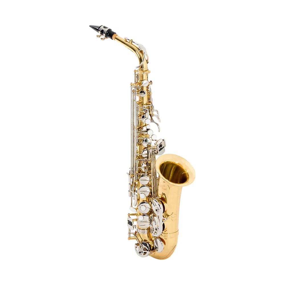 Saxofón Alto Mi Bemol Vosi Antigua As2155ln-ah color Dorado con Llave de Fa Sostenido