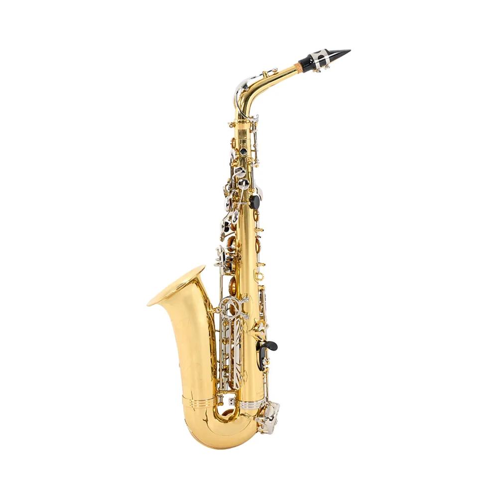 Foto 3 pulgar | Saxofón Alto Mi Bemol Vosi Antigua As2155ln-ah color Dorado con Llave de Fa Sostenido