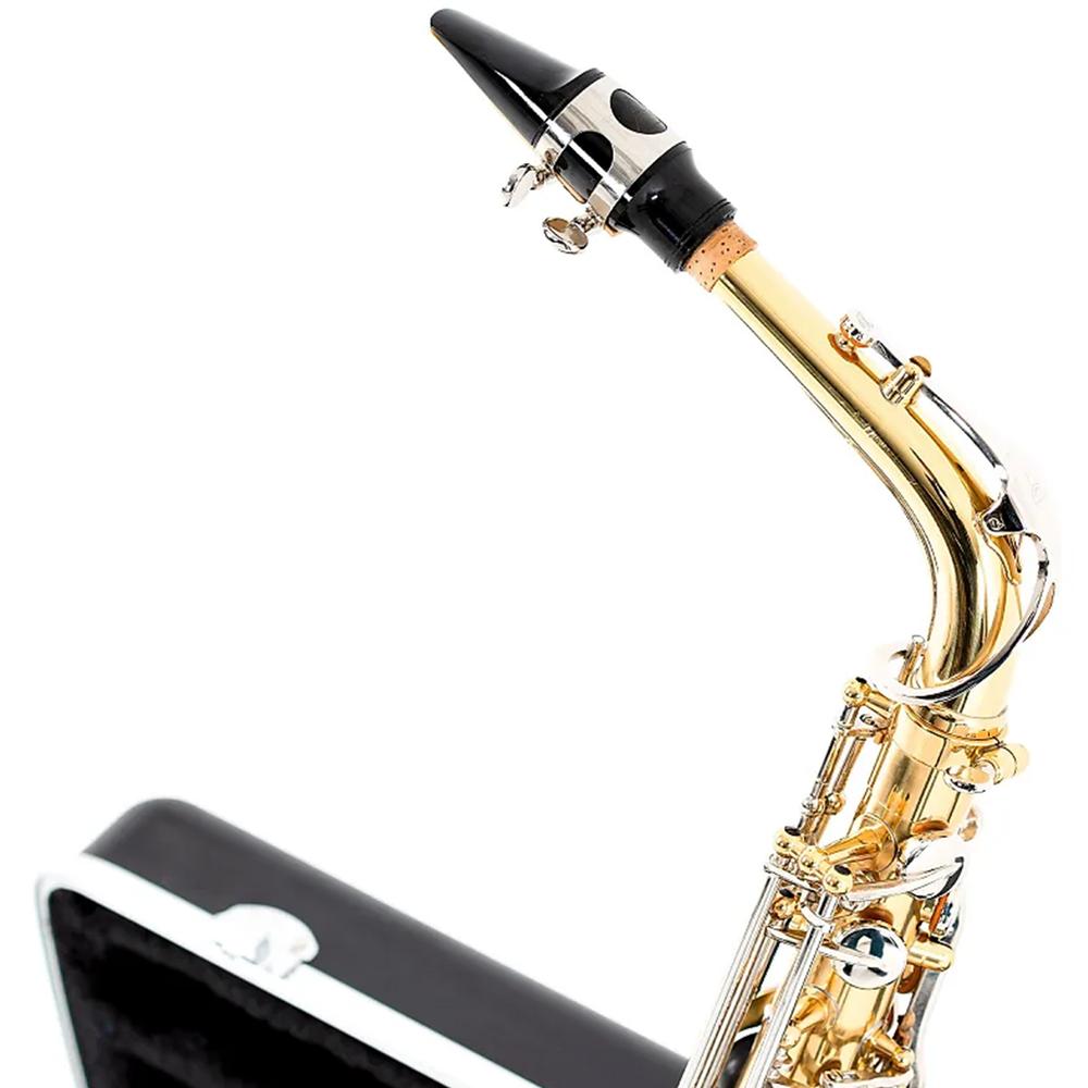 Foto 5 pulgar | Saxofón Alto Mi Bemol Vosi Antigua As2155ln-ah color Dorado con Llave de Fa Sostenido
