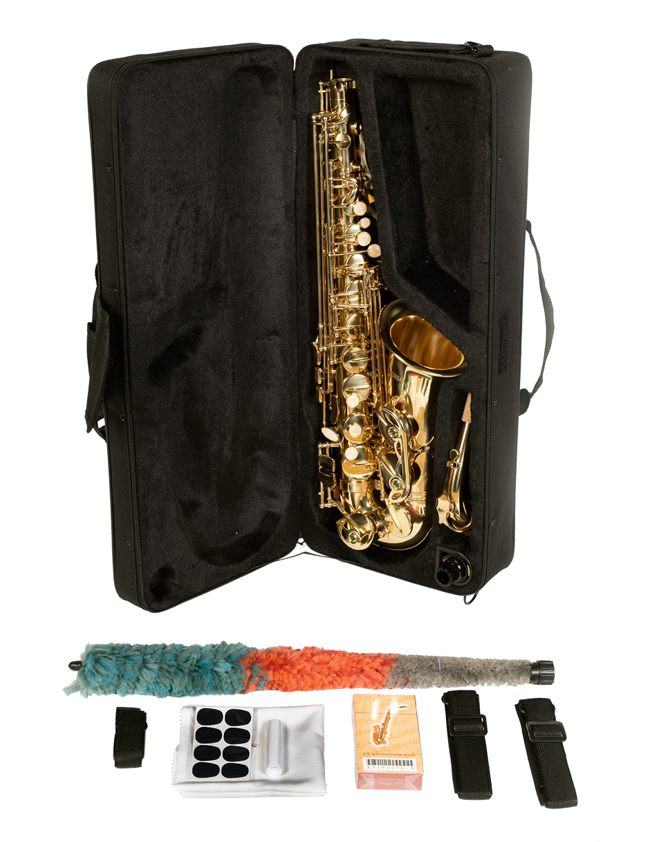 Foto 7 | Saxofon Alto Eb Aureal Aas1 Laqueado , Estuche Y Accesorios