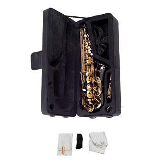 Foto 7 | Saxofón Alto Aureal Eb A-808 HG Negro con Dorado Alta Calidad
