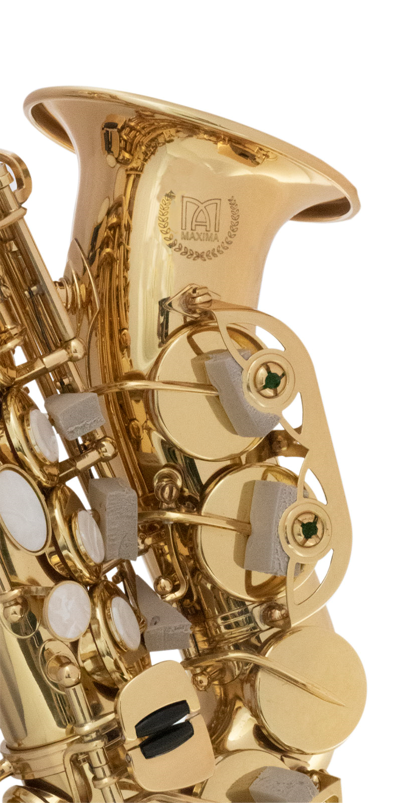 Foto 5 pulgar | Saxofón Soprano Curvo Máxima Kfcss-100g