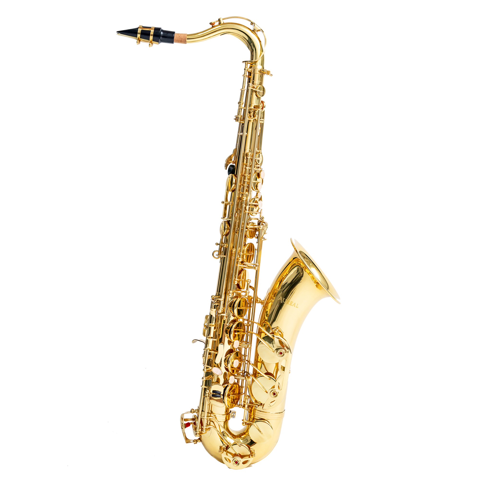 Saxofón Tenor Laqueado Aureal Estuche Y Accesorios