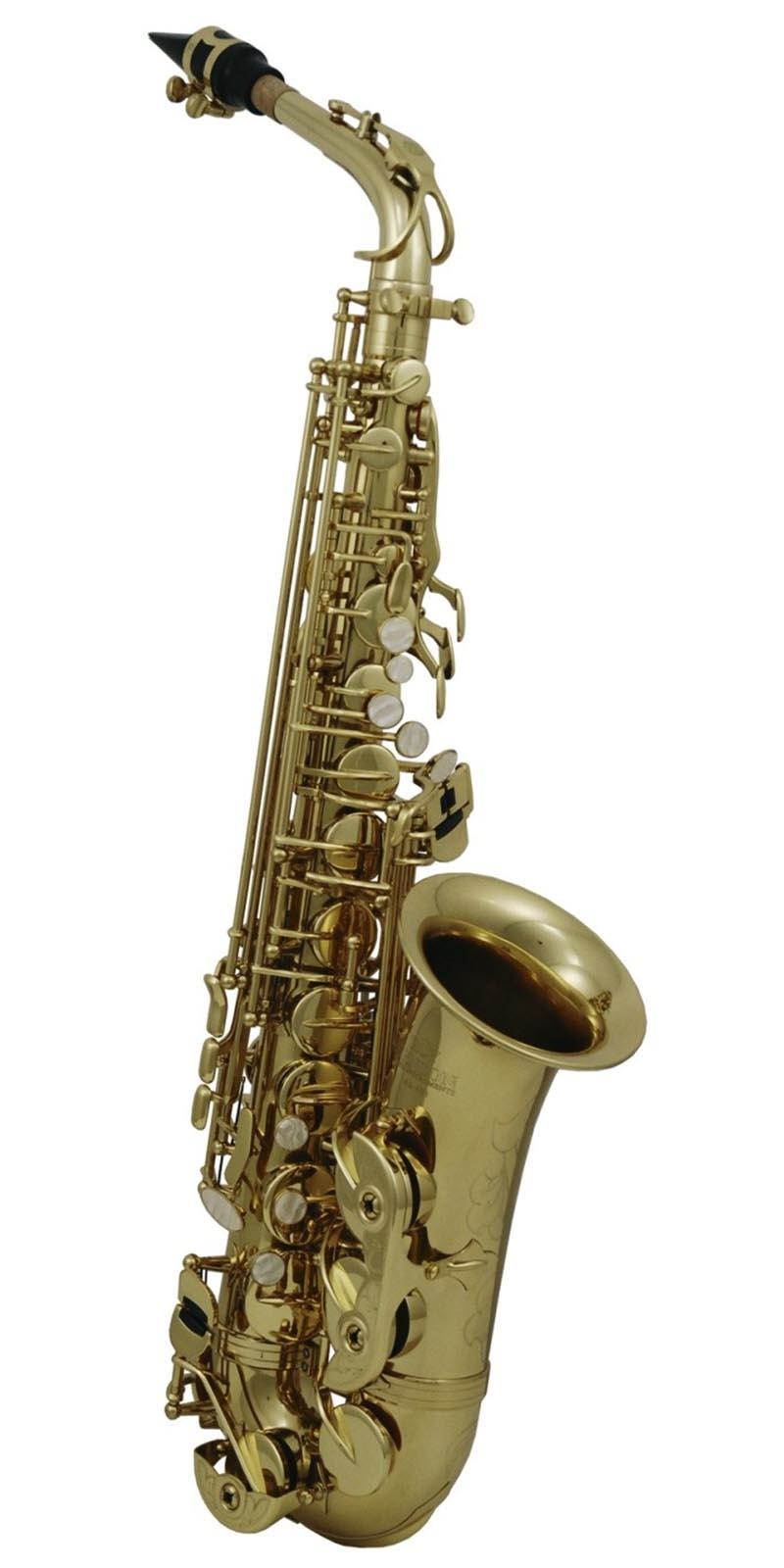 Saxofón Alto Tono Eb Mi Bemol con Estuche Roy Benson As-202