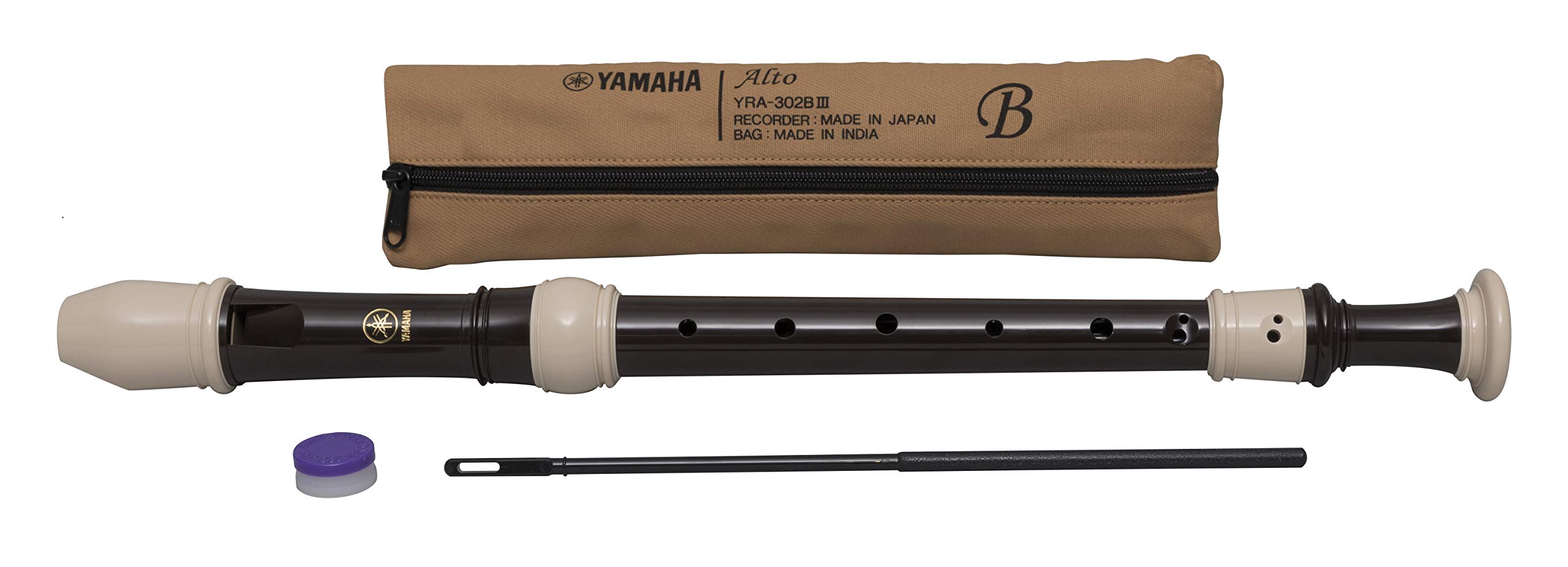 Foto 4 pulgar | Grabadora Contralto Yamaha Yra-302b Key F Con Digitación Barroca - Venta Internacional.
