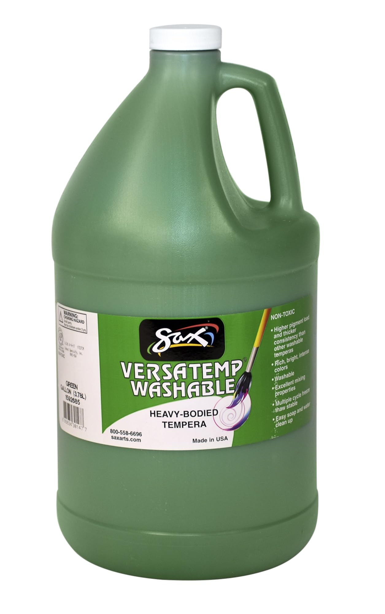 Foto 2 pulgar | Saxofón Versatemp, Lavable, Pesado, Verde Tempera, 3,78 L - Venta Internacional.