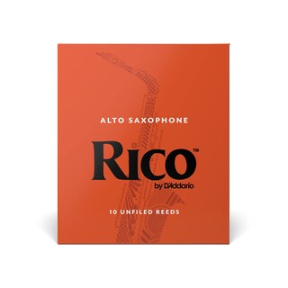 Foto 2 | Cañas De Saxofón D'addario Rico Para Saxofón Alto, Paquete De 10 - Venta Internacional.