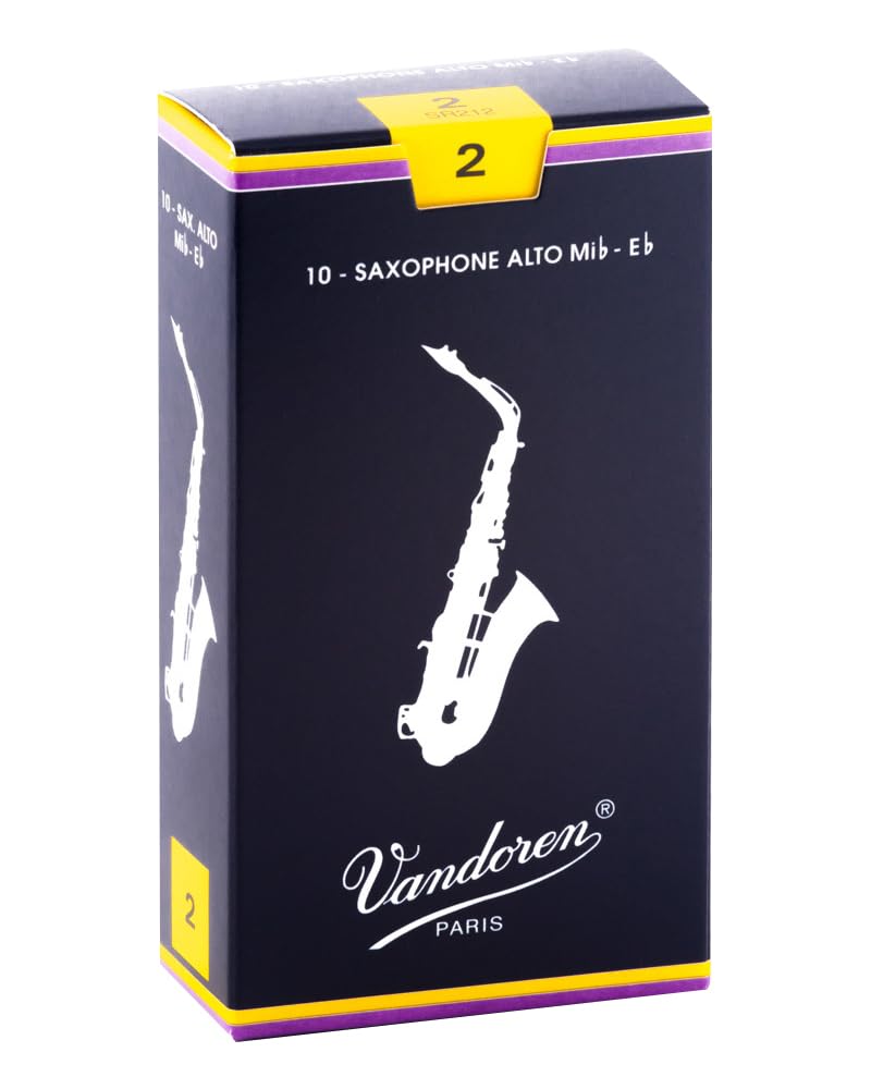 Foto 2 pulgar | Cañas Para Saxofón Alto Vandoren Sr212 Traditional Strength 2 (x10) - Venta Internacional.