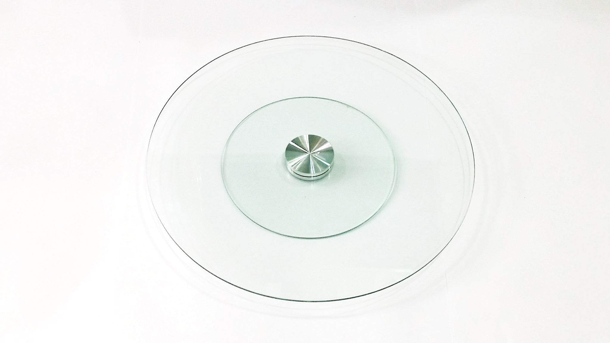 Foto 3 | Base Giratoria Lazy Susan De Cristal Templado 90 Cm | Lz004