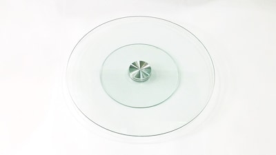 Foto 3 | Base Giratoria Lazy Susan De Cristal Templado 90 Cm | Lz004