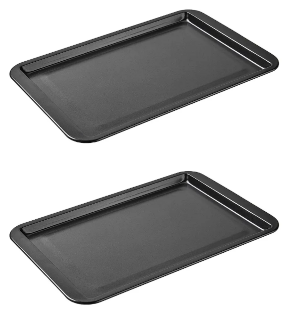 Foto 2 pulgar | Set Xtellar De 2 Bandejas Para Hornear De Acero Inoxidable  Antiadherentes Y Versátiles  43x28cm