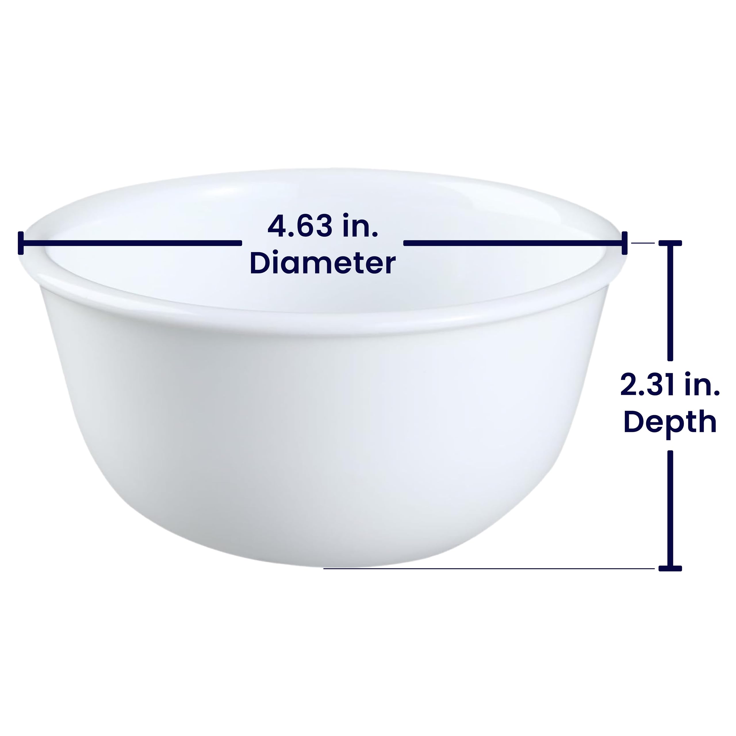 Foto 3 pulgar | Cuenco Para Postres Corelle Livingware Winter Frost White  325 Ml (juego De 4) - Venta Internacional.