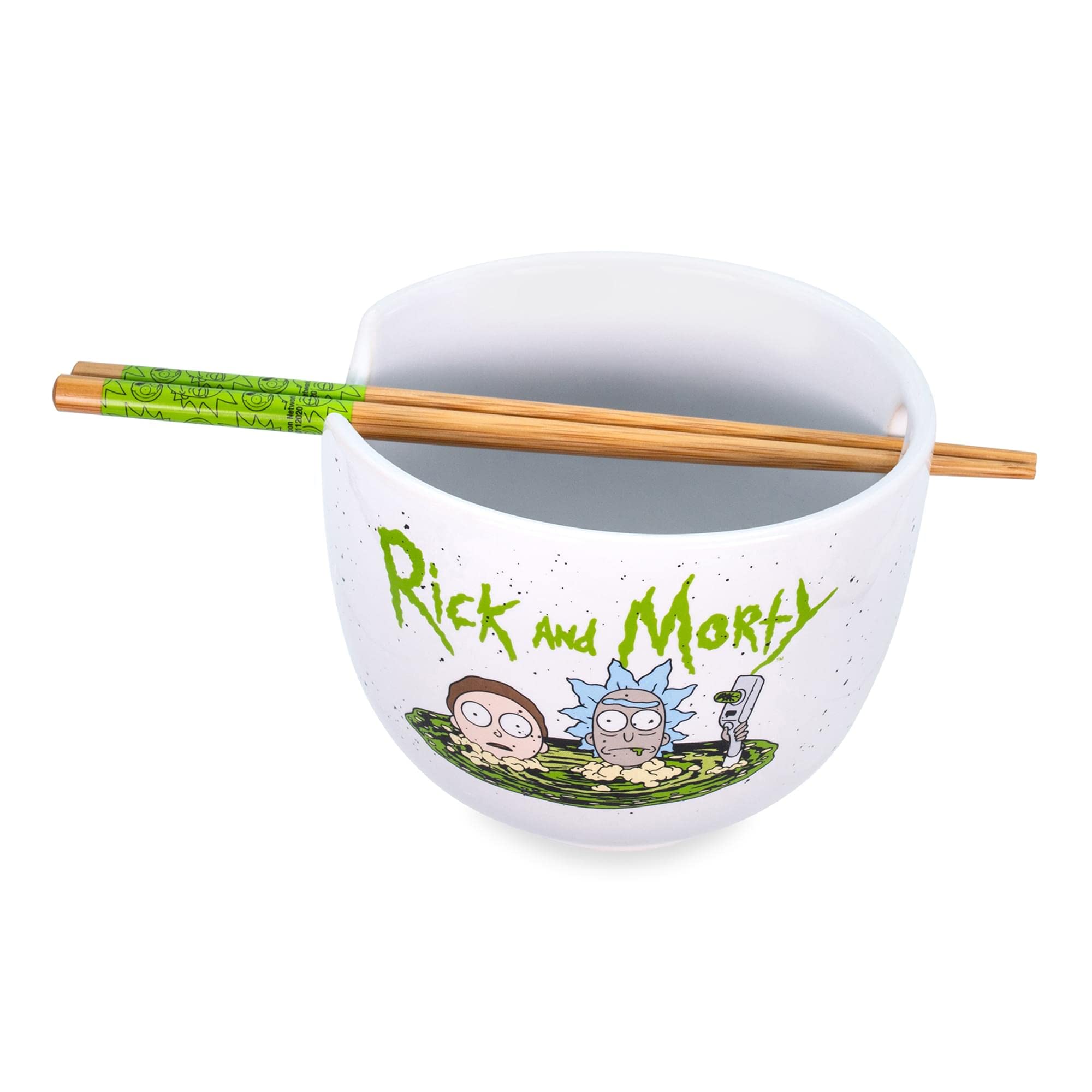 Foto 4 pulgar | Set de Vajilla Silver Buffalo Rick And Morty Portal Japan - Venta Internacional