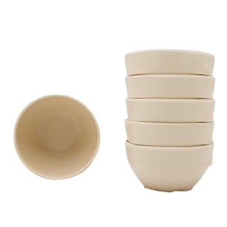 Foto 2 | 50 Tazones De Melamina Beige Para Consome 300 Ml Vencort