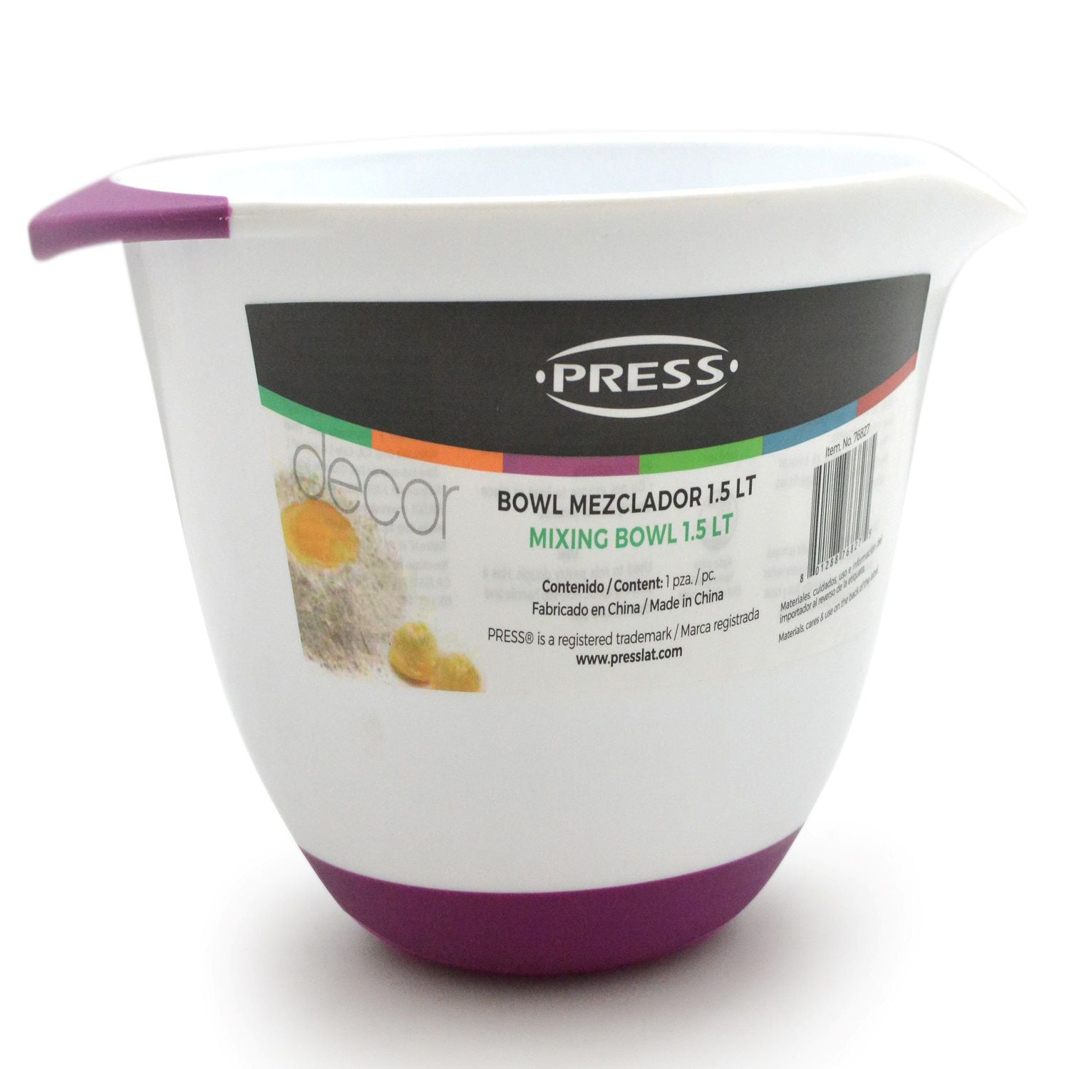 Bowl Press 76827 color Blanco Mezclador Estirable 1.5 L $293