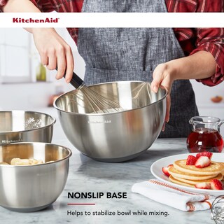 Foto 4 | Cuencos Para Mezclar Kitchenaid De Acero Inoxidable, Juego De 3 - Venta Internacional.