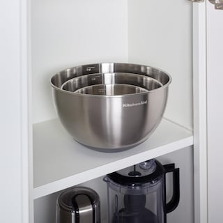 Foto 6 | Cuencos Para Mezclar Kitchenaid De Acero Inoxidable, Juego De 3 - Venta Internacional.